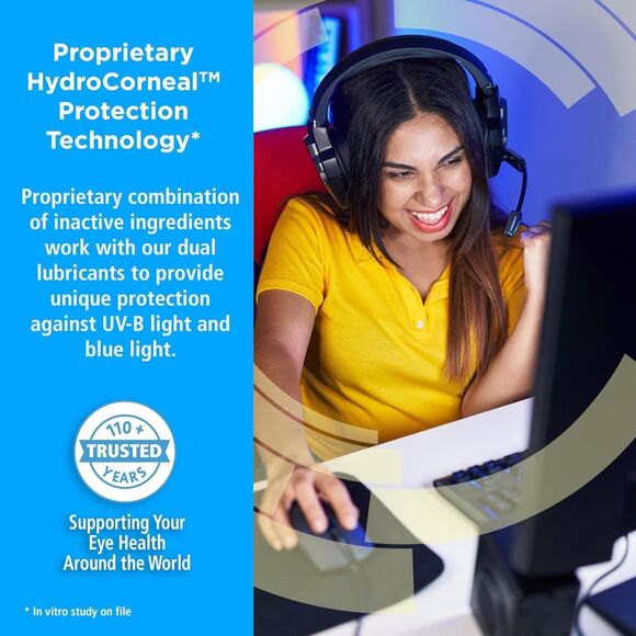 Rohto Dual Light Relief Cooling Lubricant Eye Drops, 0.6 fl oz, Dry Eye Relief - Picture 7 of 7